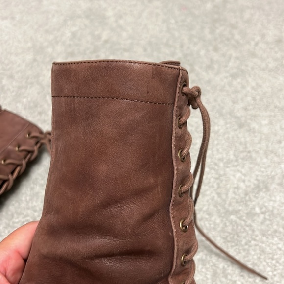Jeffrey Campbell brown distressed boots size 7us - Picture 12 of 16